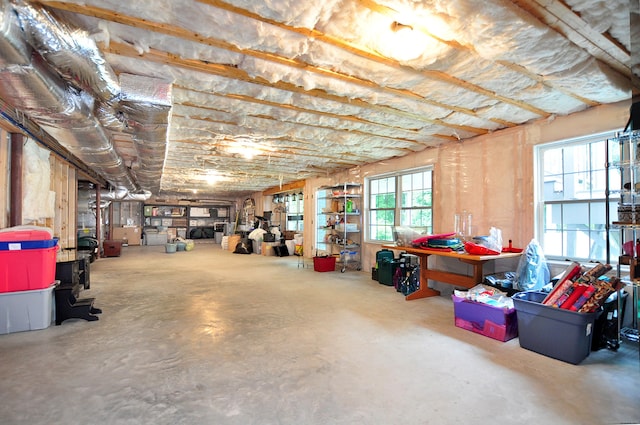 419 Briarwood Dr, Manchester, CT 06040 - miscellaneous room with concrete flooring