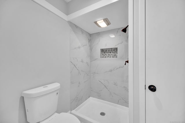 170 Heritage Vlg Unit B, Southbury, CT 06488 - full bath featuring a marble finish shower and toilet