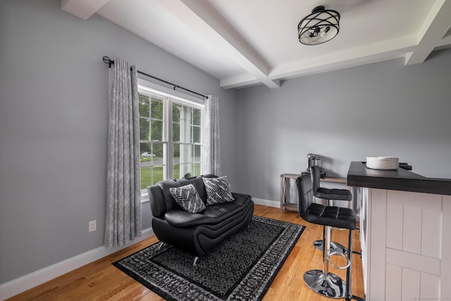 11 Mariani Dr, Southington, CT 06489 - office with beamed ceiling, wood finished floors, and coffered ceiling