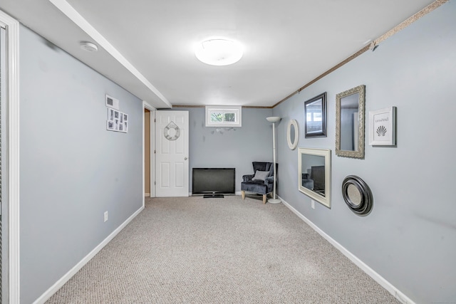 97 Ferry Ct Unit 97, Stratford, CT 06615 - living area featuring carpet and baseboards
