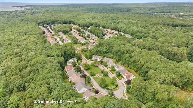 2 Spinnaker Dr Unit 2, East Lyme, CT 06357 - aerial overview of property's location with a forest