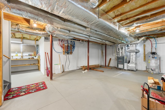 2 Spinnaker Dr Unit 2, East Lyme, CT 06357 - unfinished below grade area featuring water heater and heating unit