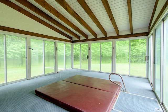 132 Wade Rd, Pomfret, CT 06259 - view of unfurnished sunroom