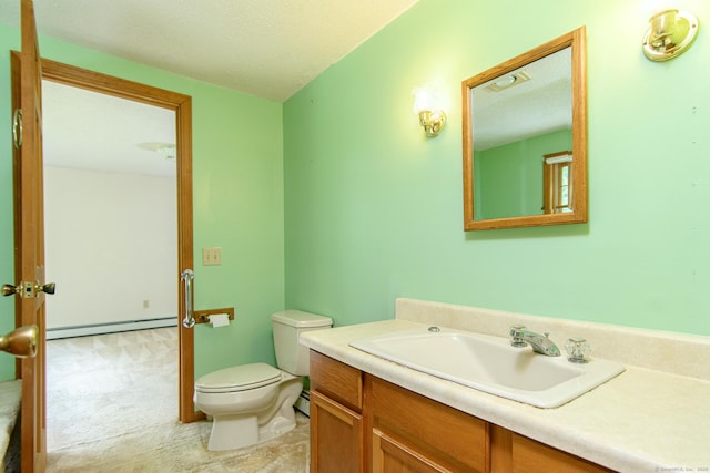 132 Wade Rd, Pomfret, CT 06259 - bathroom with vanity and a baseboard radiator