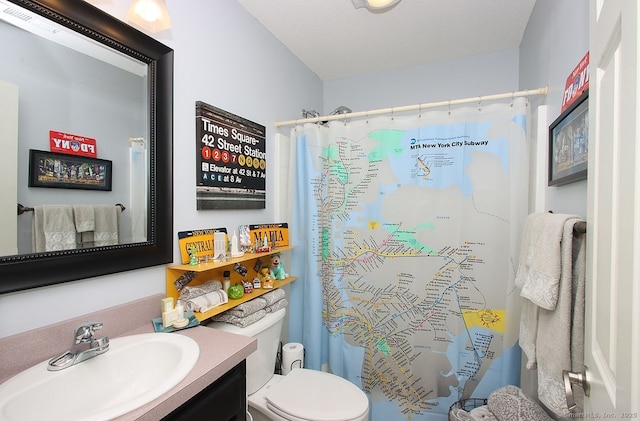 362 Main St, Meriden, CT 06451 - bathroom featuring vanity and a shower with shower curtain