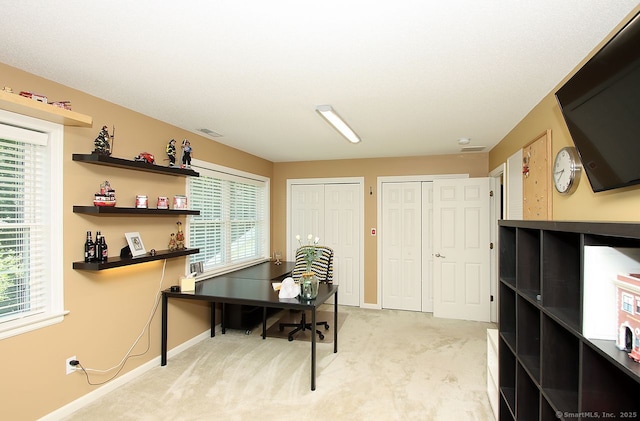 362 Main St, Meriden, CT 06451 - office area with carpet and healthy amount of natural light
