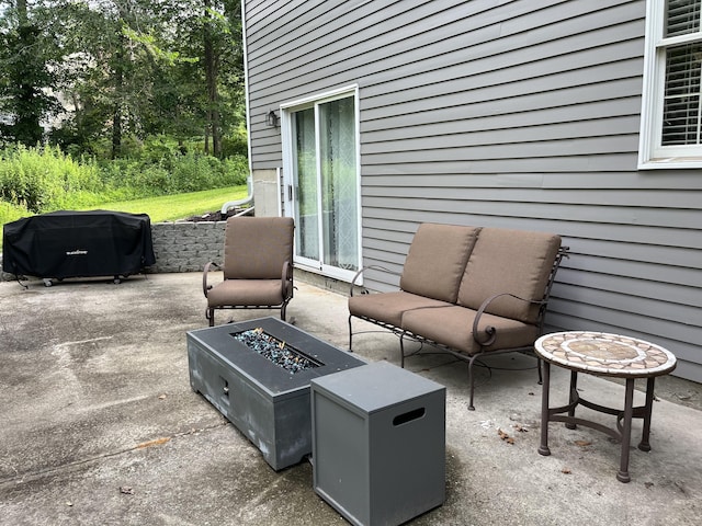 47 Merwin Brook Rd, Brookfield, CT 06804 - view of patio / terrace featuring grilling area and an outdoor fire pit