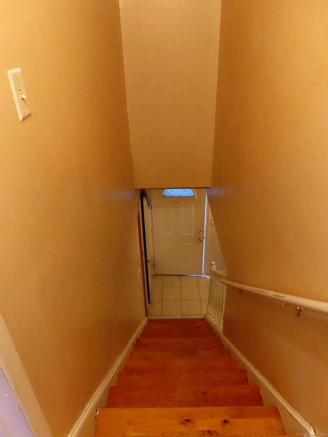 1 Birch Ln Unit D, East Haven, CT 06513 - stairway featuring wood finished floors