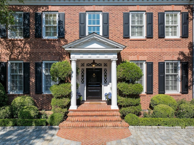 354 S Ave, New Canaan, CT 06840 - view of front of home featuring brick siding