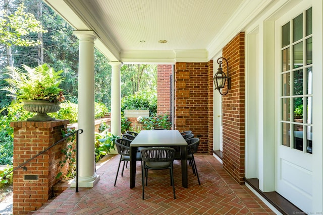 354 S Ave, New Canaan, CT 06840 - view of covered porch