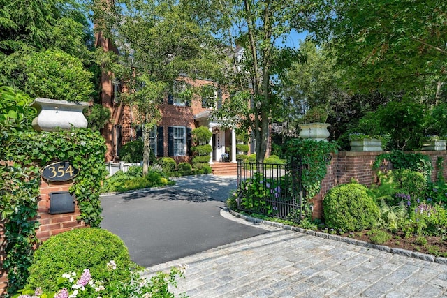 354 S Ave, New Canaan, CT 06840 - view of front facade with brick siding