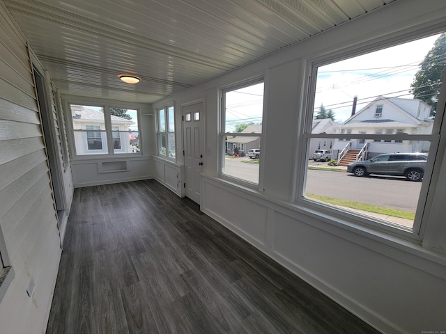 87 Fairview Ave, West Haven, CT 06516 - unfurnished sunroom featuring wood finished floors