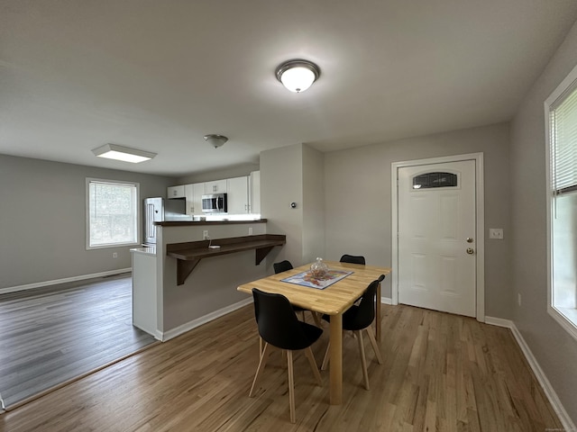 39 Ames Ave Unit A, Meriden, CT 06451 - dining space with wood finished floors and baseboards