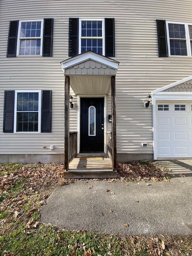 39 Ames Ave Unit A, Meriden, CT 06451 - property entrance featuring a garage