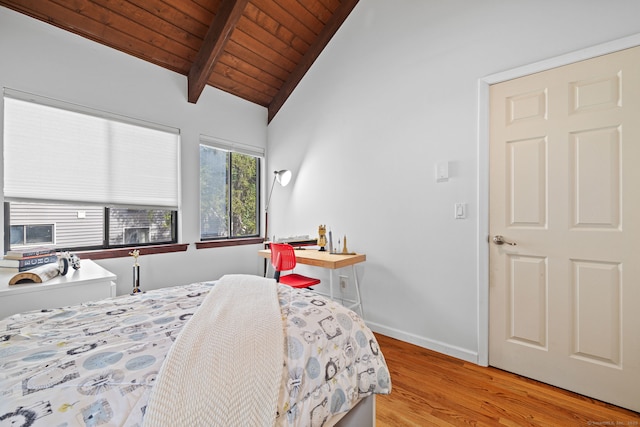 421 Glenbrook Rd Apt 2, Stamford, CT 06906 - bedroom with wood ceiling and light wood-style floors