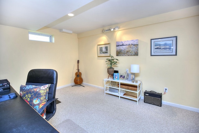 1221 Merritt St, Fairfield, CT 06825 - carpeted office space featuring baseboards