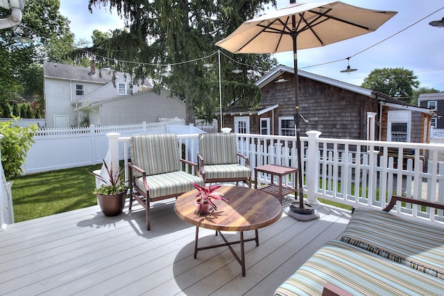 1221 Merritt St, Fairfield, CT 06825 - view of wooden deck