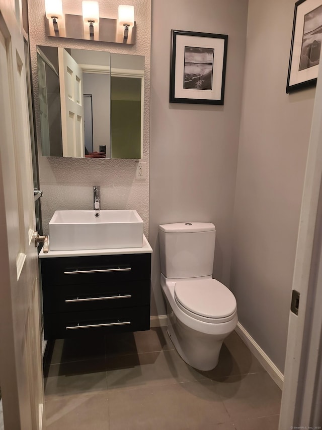 51 Savin Park Unit 51, West Haven, CT 06516 - half bathroom featuring vanity and tile patterned flooring