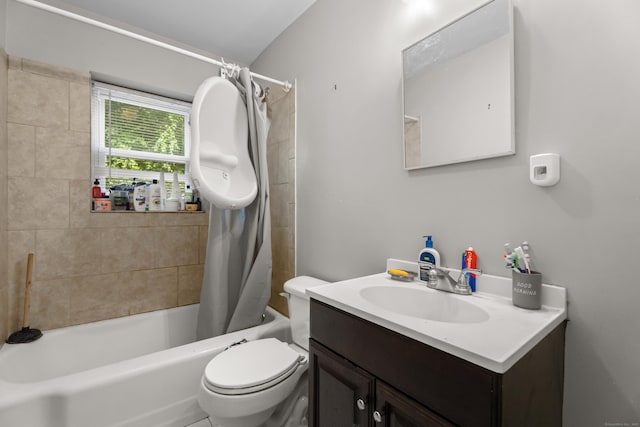 212 Sheffield Ave, New Haven, CT 06511 - full bathroom featuring shower / tub combo with curtain and vanity