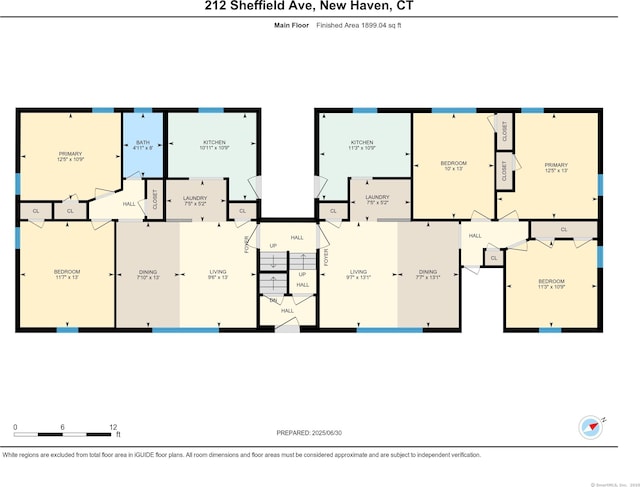 212 Sheffield Ave, New Haven, CT 06511 - view of floor plan / room layout