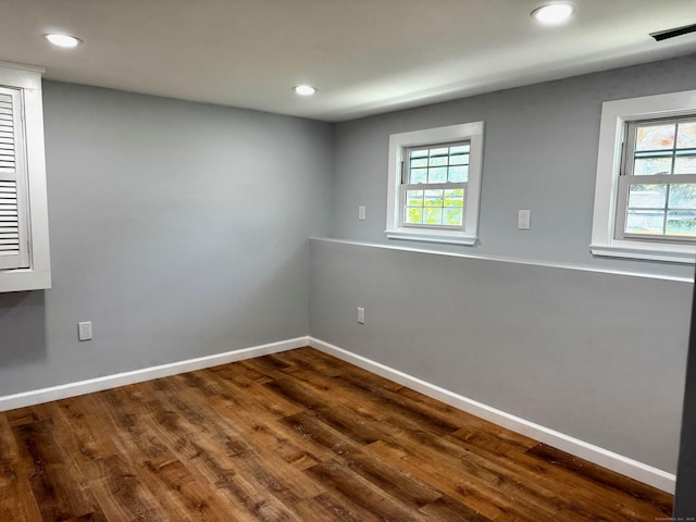 26 Nejako Dr, Middletown, CT 06457 - spare room featuring dark wood-style floors and recessed lighting