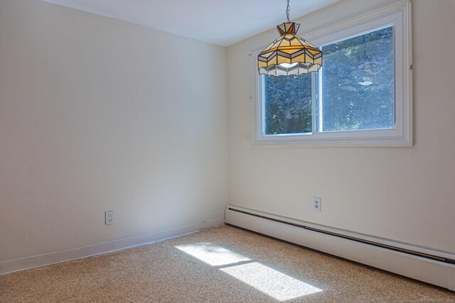 156 Overhill Dr, Berlin, CT 06037 - carpeted spare room with baseboard heating and baseboards