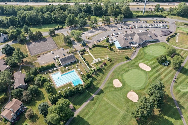578 Pilgrim Hbr Unit 578, Wallingford, CT 06492 - aerial view of property and surrounding area with a golf club