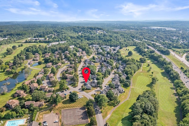 578 Pilgrim Hbr Unit 578, Wallingford, CT 06492 - aerial view of property and surrounding area with a large body of water and nearby suburban area