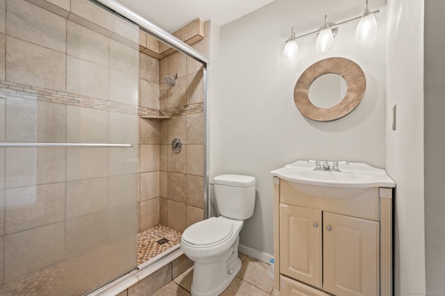 578 Pilgrim Hbr Unit 578, Wallingford, CT 06492 - full bath with a shower stall, vanity, and tile patterned floors
