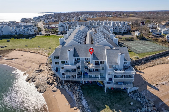 5 Mansfield Grove Rd Apt 341, East Haven, CT 06512 - aerial view of residential area with a large body of water
