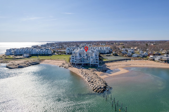 5 Mansfield Grove Rd Apt 341, East Haven, CT 06512 - drone / aerial view of expansive beach