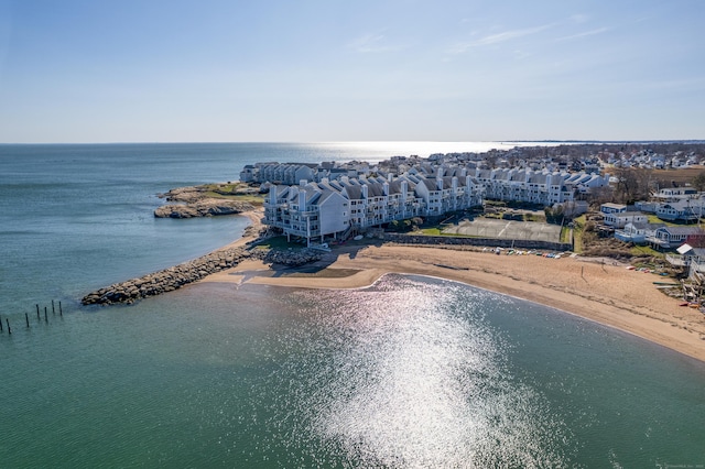 5 Mansfield Grove Rd Apt 341, East Haven, CT 06512 - drone / aerial view of unending shoreline