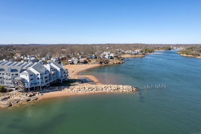 5 Mansfield Grove Rd Apt 341, East Haven, CT 06512 - aerial perspective of suburban area featuring a nearby body of water