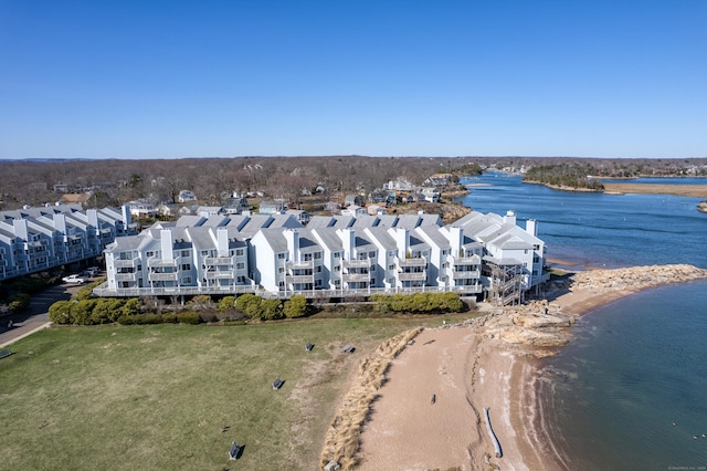5 Mansfield Grove Rd Apt 341, East Haven, CT 06512 - bird's eye view of a nearby body of water and apartment complex / building
