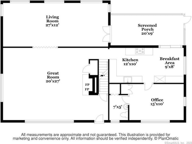 35 Rayfield Rd, Westport, CT 06880 - view of floor plan / room layout