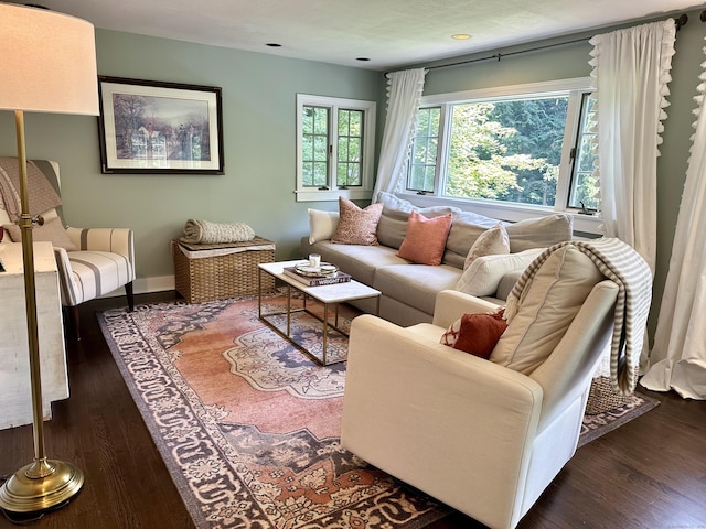 35 Rayfield Rd, Westport, CT 06880 - living area featuring wood finished floors and baseboards