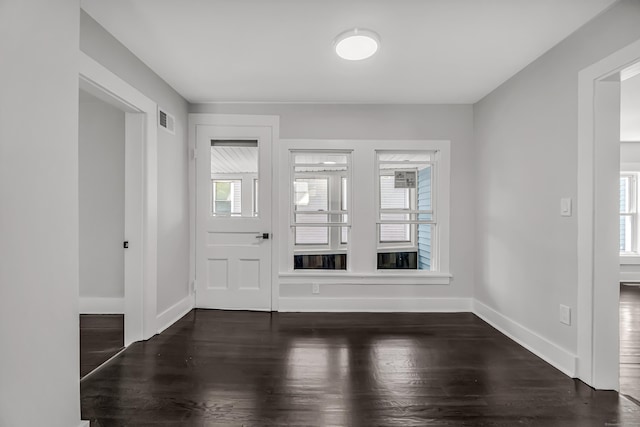 222 Wakelee Ave, Ansonia, CT 06401 - entryway with plenty of natural light and dark wood-style flooring