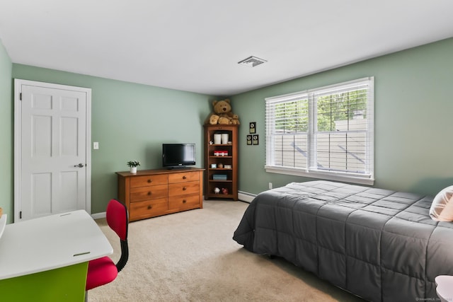 4 Adams Rd, Simsbury, CT 06089 - bedroom featuring carpet and baseboard heating
