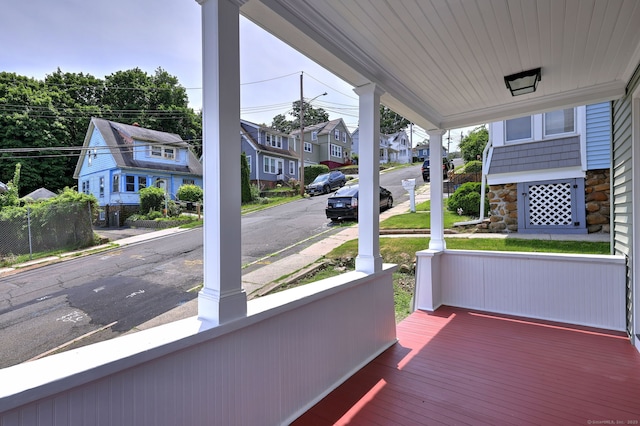 21 Orange Ter, West Haven, CT 06516 - porch with a residential view