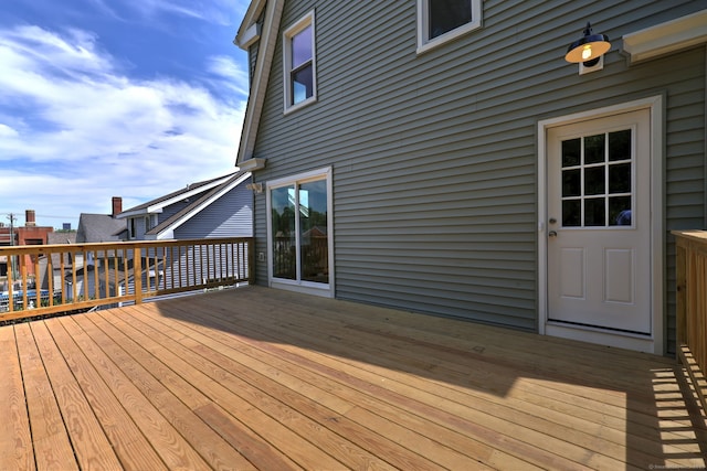 21 Orange Ter, West Haven, CT 06516 - view of wooden deck