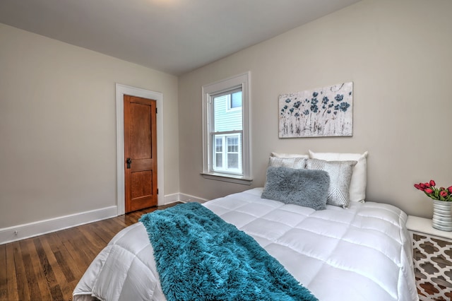 21 Orange Ter, West Haven, CT 06516 - bedroom with baseboards and wood finished floors