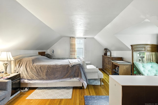 6 Topstone Dr, Danbury, CT 06810 - bedroom with wood finished floors and vaulted ceiling