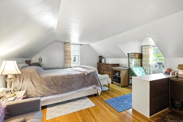 6 Topstone Dr, Danbury, CT 06810 - bedroom featuring light wood-style floors and vaulted ceiling