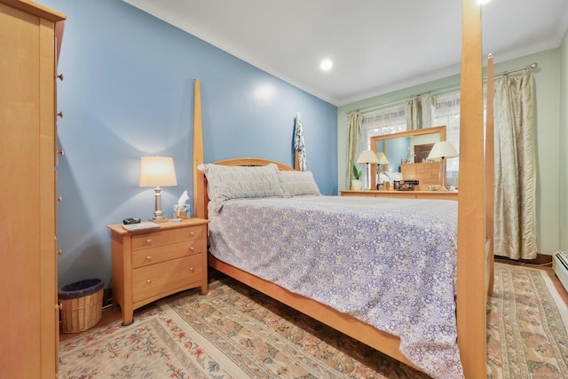 20 Cedar Crest Pl, Norwalk, CT 06854 - bedroom with wood finished floors, crown molding, and recessed lighting