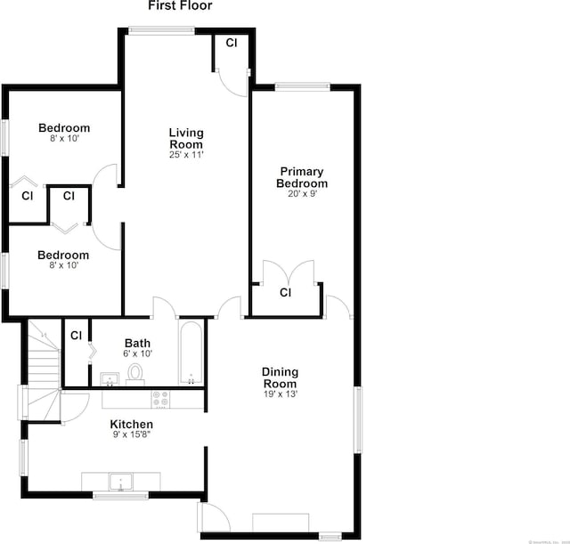 20 Cedar Crest Pl, Norwalk, CT 06854 - view of floor plan / room layout