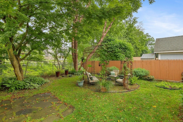 20 Cedar Crest Pl, Norwalk, CT 06854 - fenced backyard with a patio area
