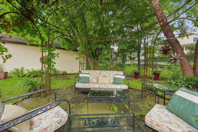 20 Cedar Crest Pl, Norwalk, CT 06854 - view of patio / terrace featuring an outdoor living space