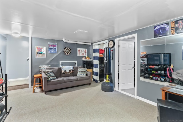 7 Pheasant Run Rd Unit 1, Kent, CT 06757 - living area with carpet and baseboards