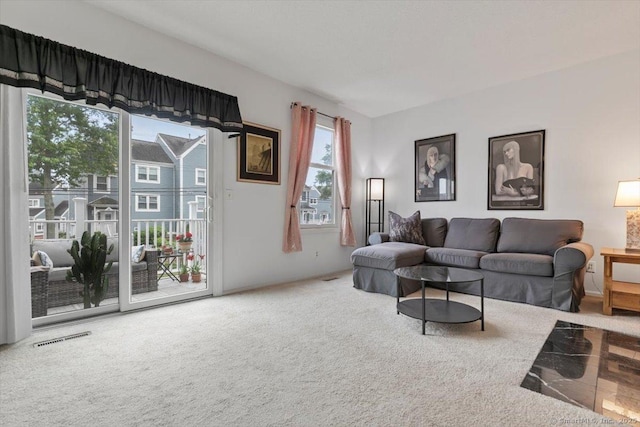 93 Cosey Beach Ave Apt 5, East Haven, CT 06512 - view of carpeted living room