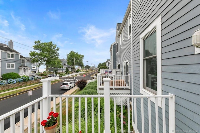 93 Cosey Beach Ave Apt 5, East Haven, CT 06512 - balcony featuring a residential view